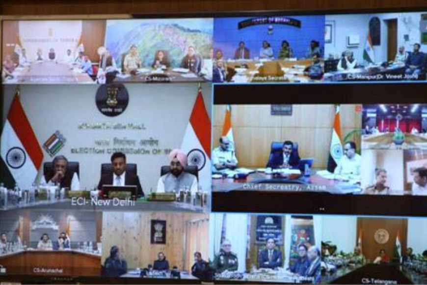ECI gives orders to all State/UT Chief Secretaries, Director Generals of Police, and Heads of Central Agencies to guarantee peaceful and free-from-coercion general elections in 2024.